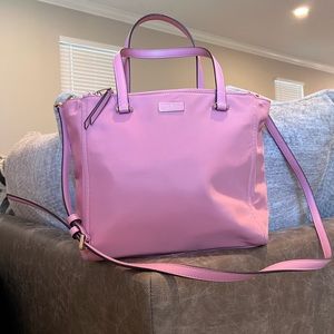 Kate Spade Shoulder Tote Pink Nylon Bag